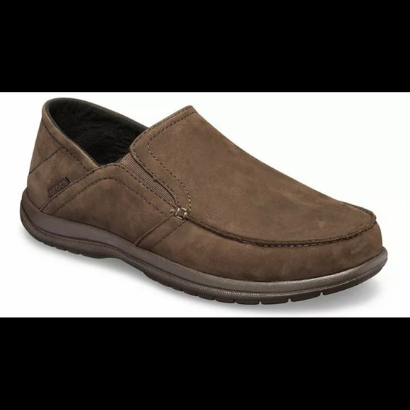 crocs men's santa cruz loafer boat shoe